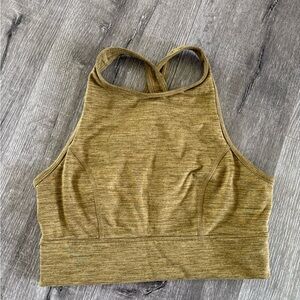 Women's Olive Green Sports Bra